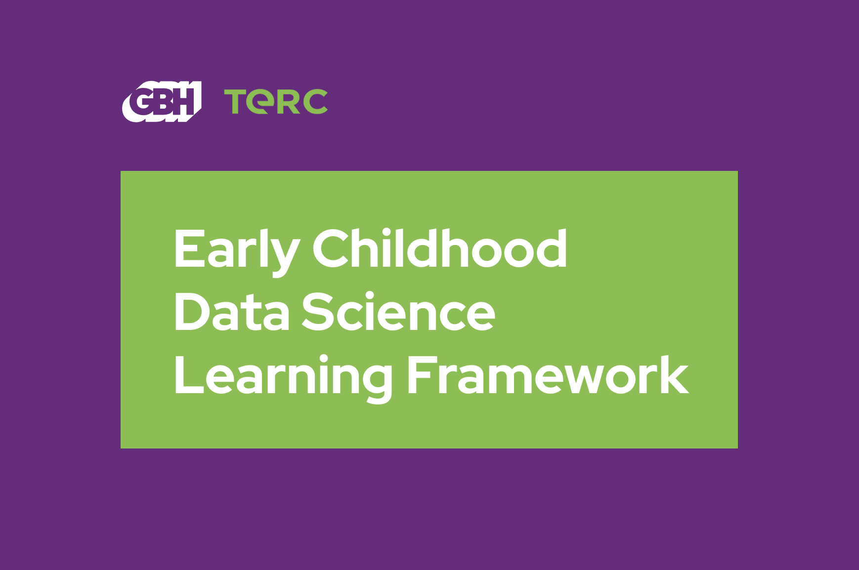 Early Childhood Data Science Learning Framework Cover